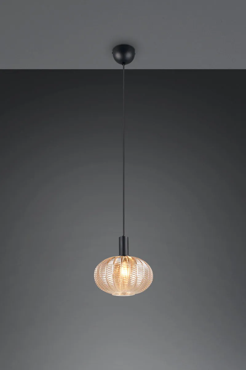 Lámpara de techo colgante Trio Elvezia LED amber-colored 2700K 150cm R36771013