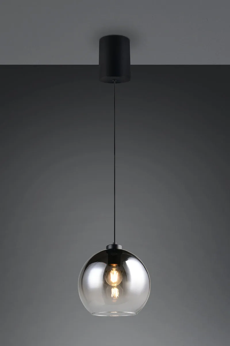 Lámpara de techo colgante Trio Liora LED smoke 2700K 150cm R36601054