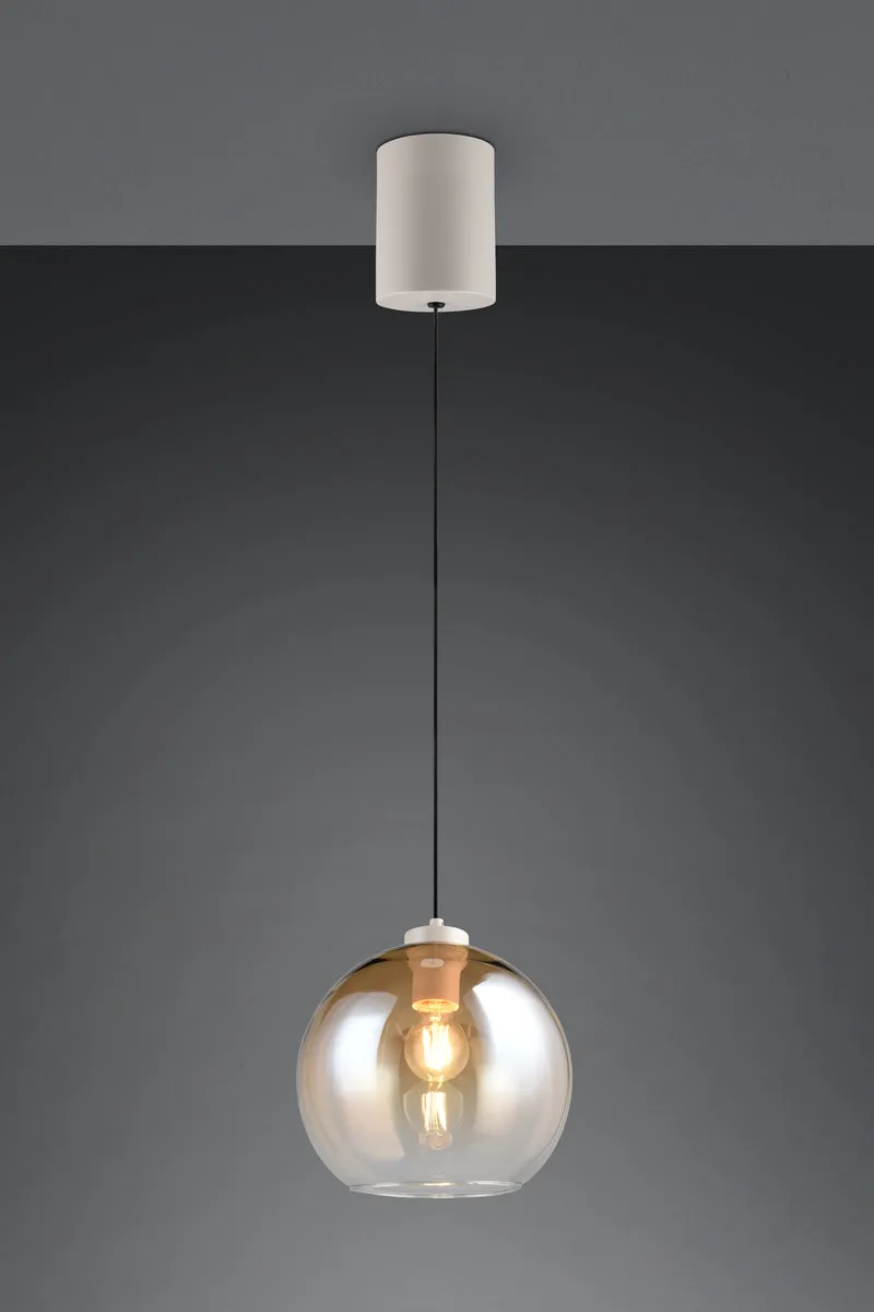Lámpara de techo colgante Trio Liora LED amber-colored 2700K 150cm R36601013