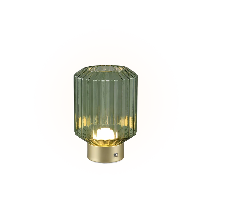 Lámpara de sobremesa Trio Lord táctil tactil br.mate/verde R57761115