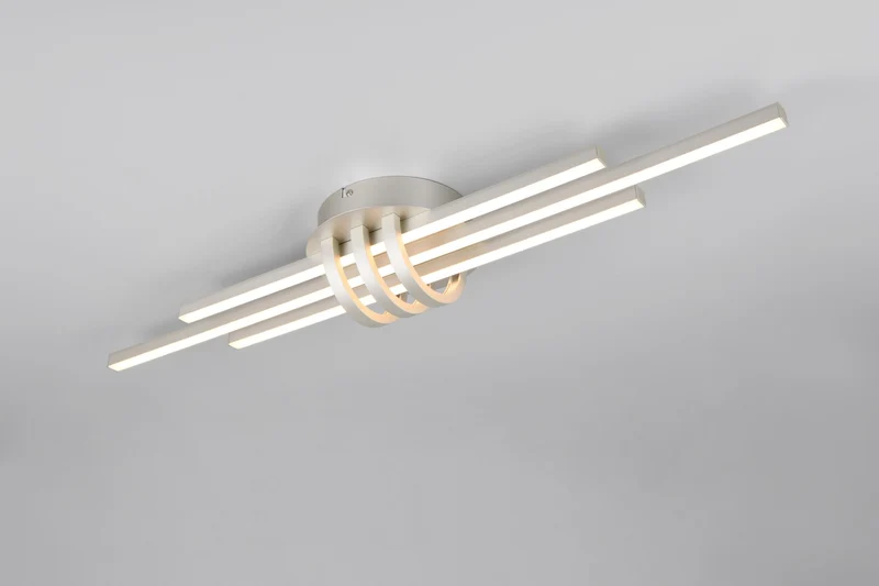 Plafón de techo Trio Cinto níquel mate R67873107