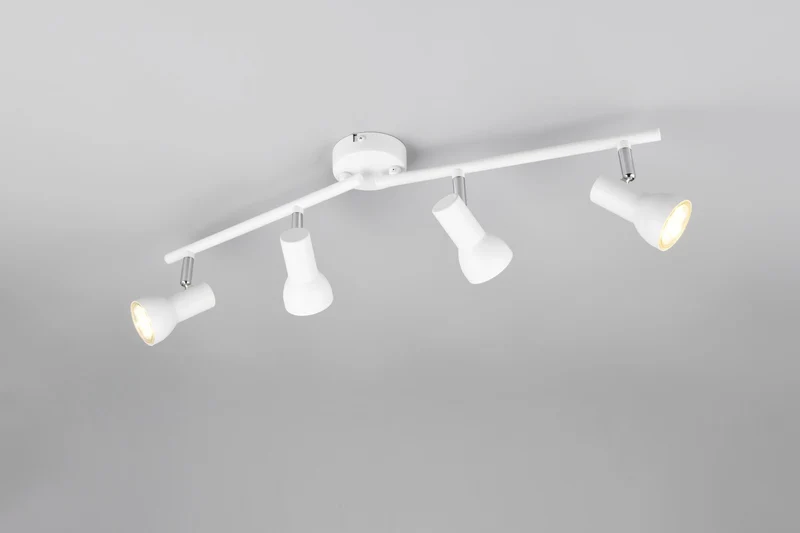 Foco Trio Cantar 4 luces blanco mate 60,5cm R81794031