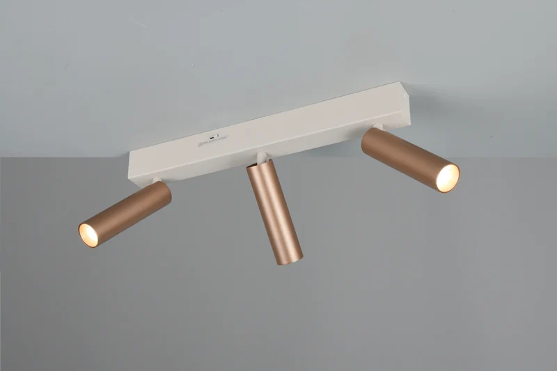 Foco Trio Ambala LED marrón café 44cm 849210365