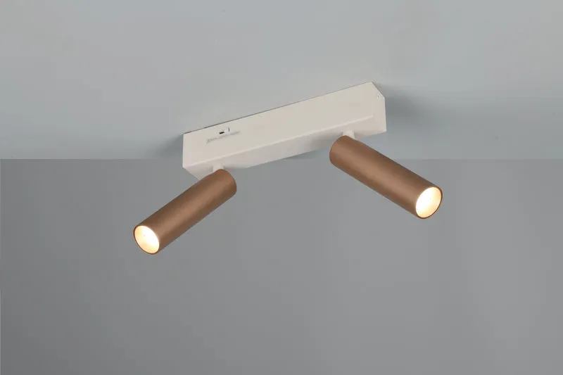 Foco Trio Ambala LED marrón café 26cm 849210265