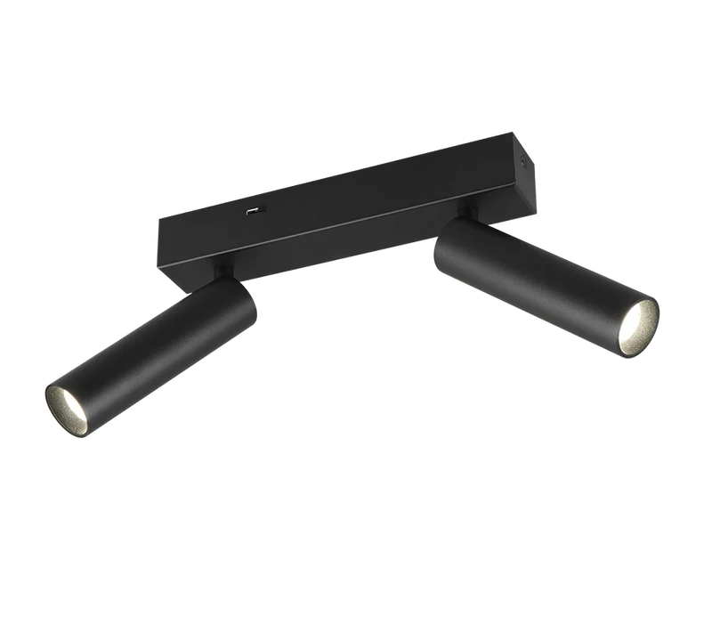 Foco Trio Ambala LED negro mate Ø13cm 849210232
