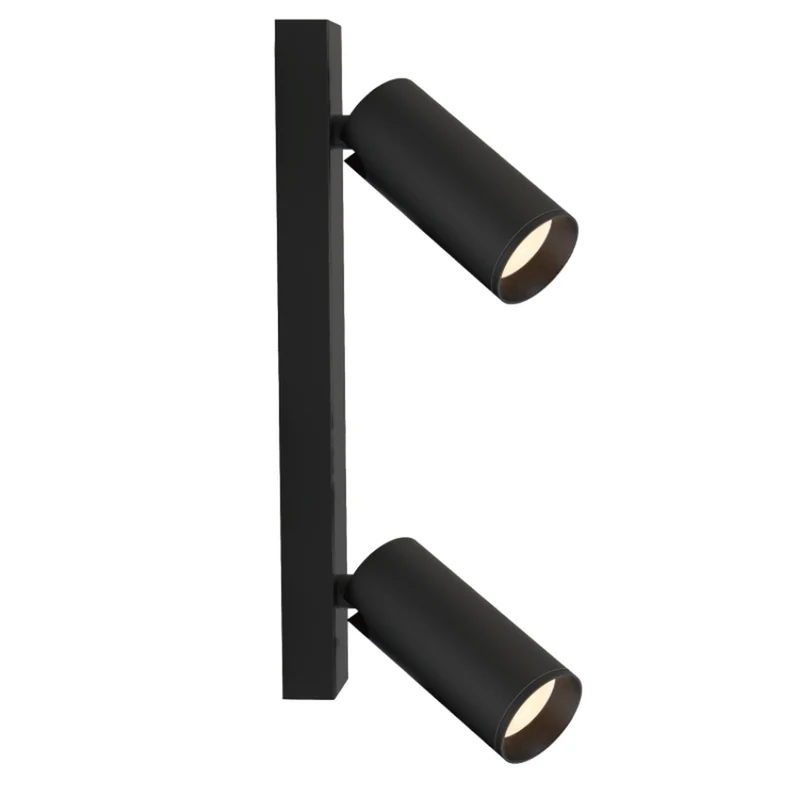 Regleta de focos de superficie pared y techo Mantra Nazaré Mini GU10 2 luces negro 9177