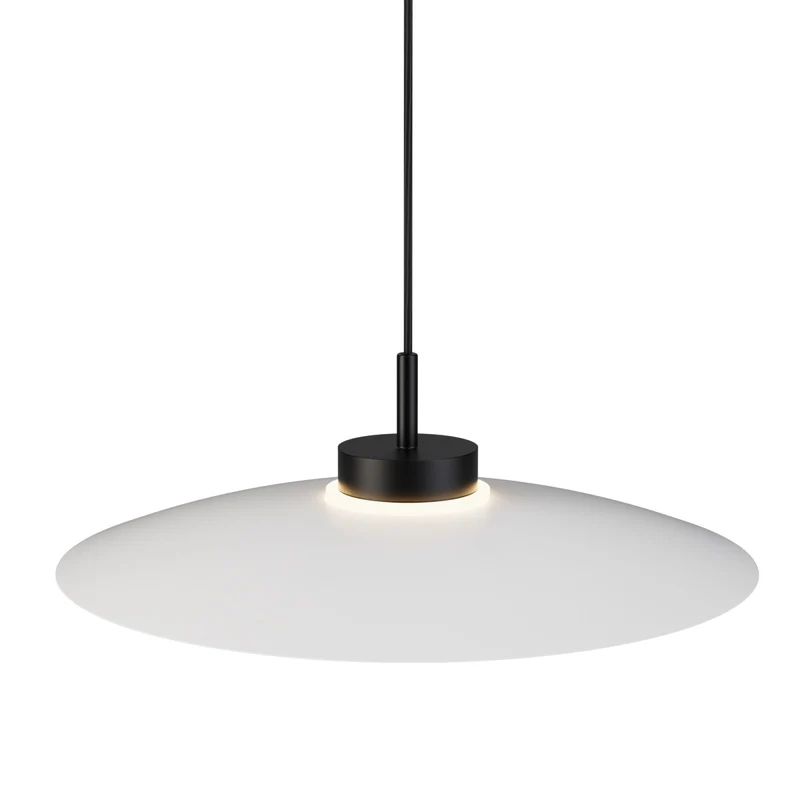 Lámpara de techo colgante Sulion Carmen LED metal CCT Ø50cm 9W