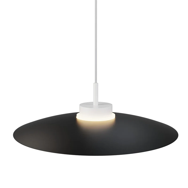 Lámpara de techo colgante Sulion Carmen LED metal CCT Ø50cm 9W
