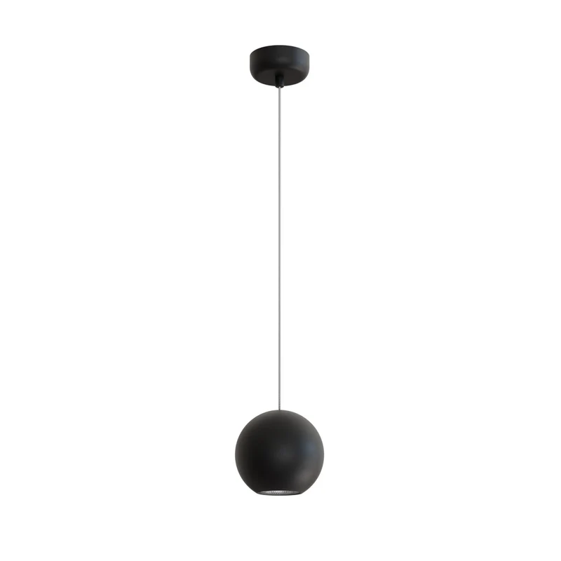 Lámpara de techo colgante Sulion Doty LED negro 25W