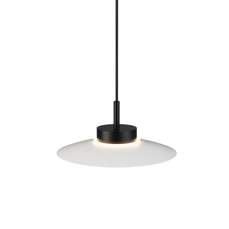 Lámpara de techo colgante Sulion Carmen LED metal CCT Ø30cm 9W