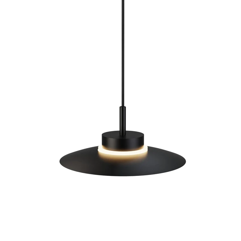 Lámpara de techo colgante Sulion Carmen LED metal CCT Ø30cm 9W