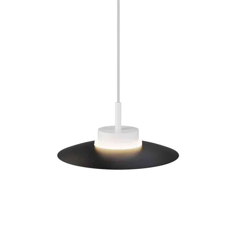 Lámpara de techo colgante Sulion Carmen LED metal CCT Ø30cm 9W