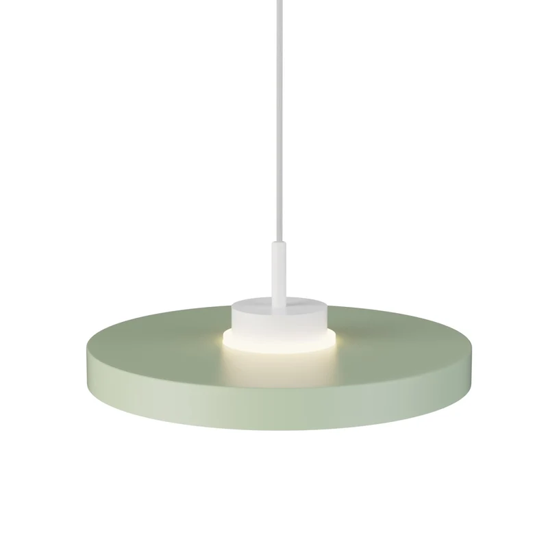 Lámpara de techo colgante Sulion Carmen LED metal CCT Ø40cm 9W