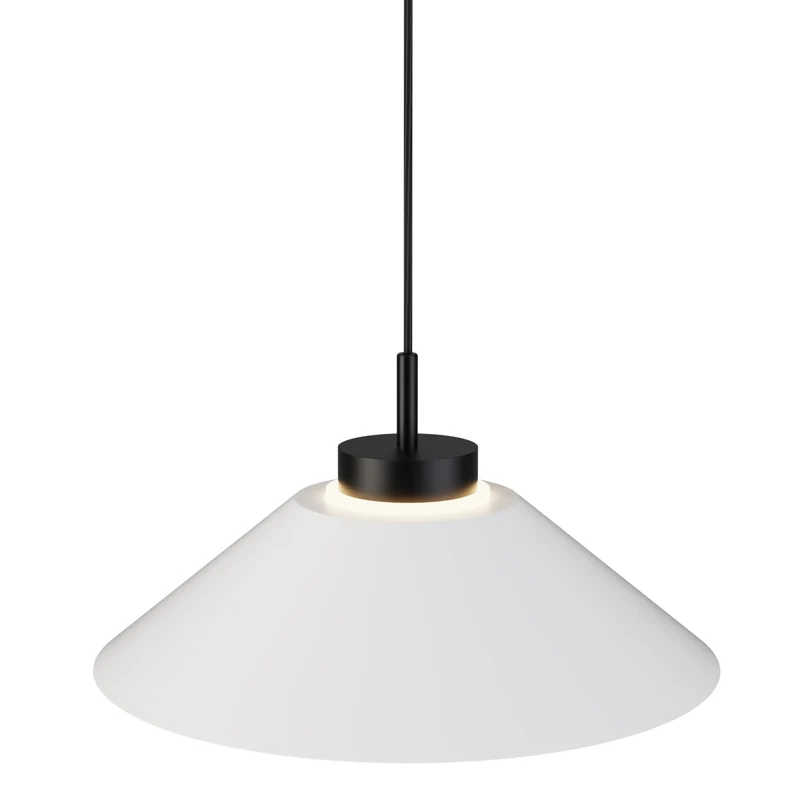 Lámpara de techo colgante Sulion Carmen LED metal CCT Ø45cm 9W