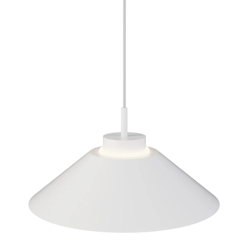 Lámpara de techo colgante Sulion Carmen LED metal CCT Ø45cm 9W