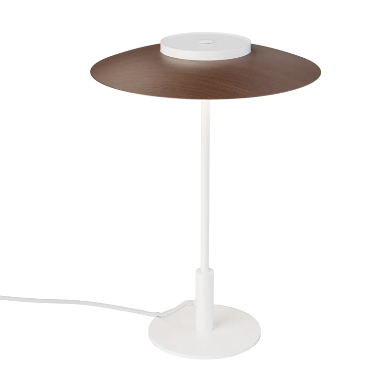 Lámpara de sobremesa Sulion Valentina LED madera metal CCT 9W