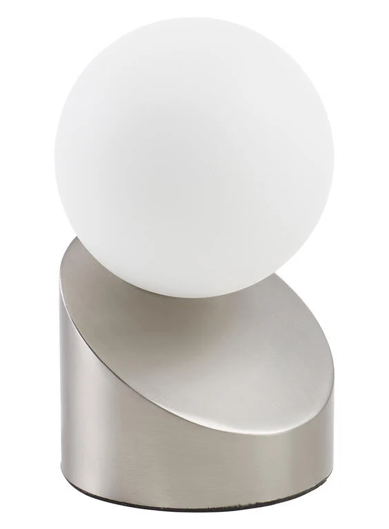 Lámpara de sobremesa MDC Moon LED níquel satinado 8W 576519787