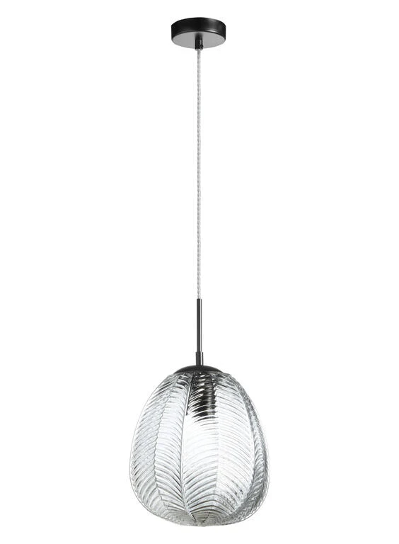 Lámpara colgante MDC transparente negro 20W 579889005