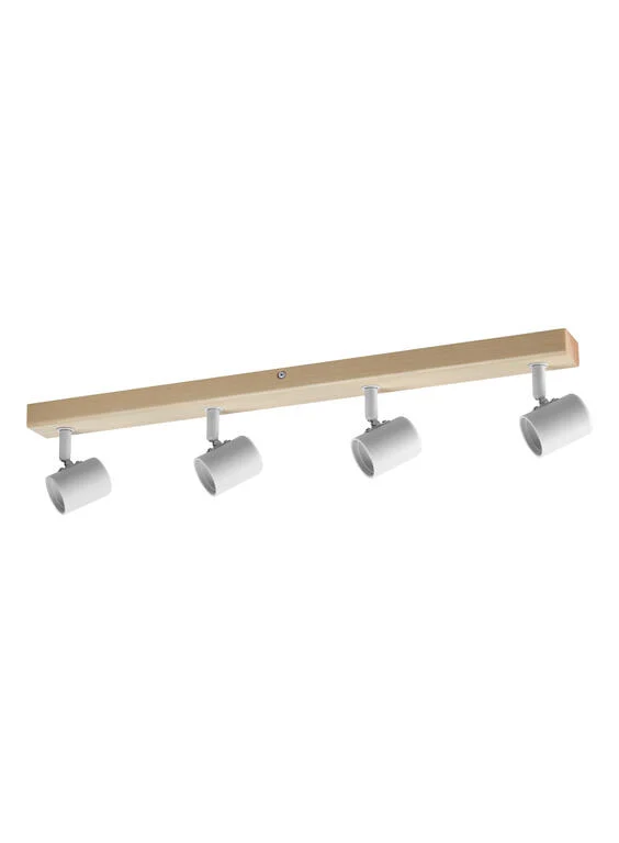 Foco LED MDC Etnia blanco madera natural 450048101