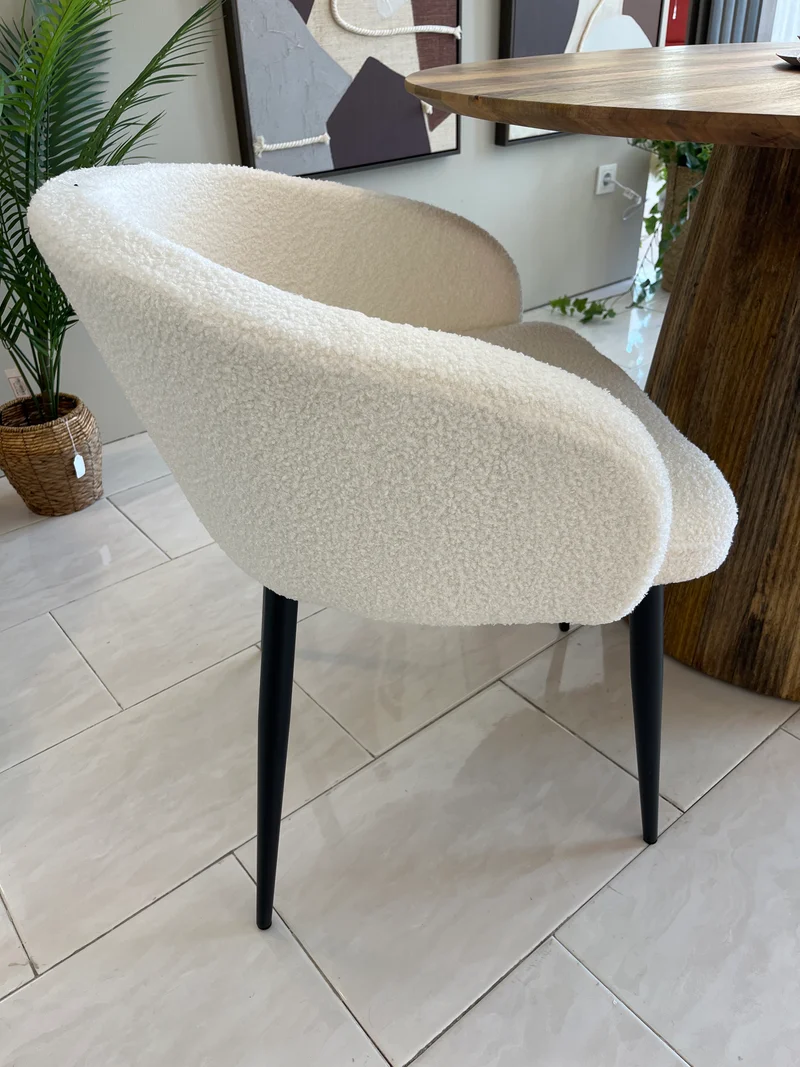 ITEM SILLA TEDDY TEXT/MET BLANCO /ITE217614