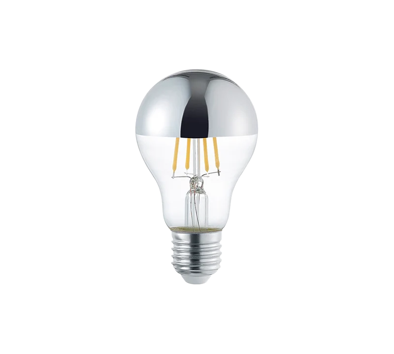 Bombilla Trio Lampe LED E27 vidrio cromo 2700K Ø6cm 987-410