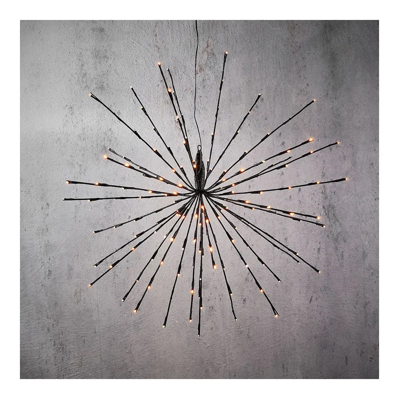 Elektro3 navidad Guirnalda decorativa Estilo Fuegos Artificiales Blanco Cálido Ø70Cm 72358