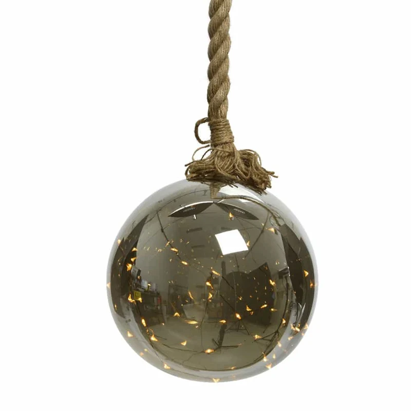 Elektro3 navidad Bombilla A Pilas MicroLED Con Cuerda Luz Blanco Calido Ø20X80Cm 72032