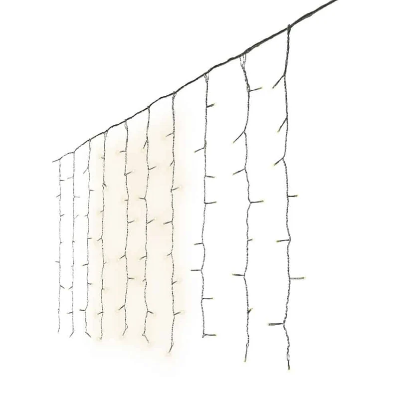 Elektro3 navidad Cortina LED Exterior Blanco Calido 2,25X1,5M-240 LEDs 71604