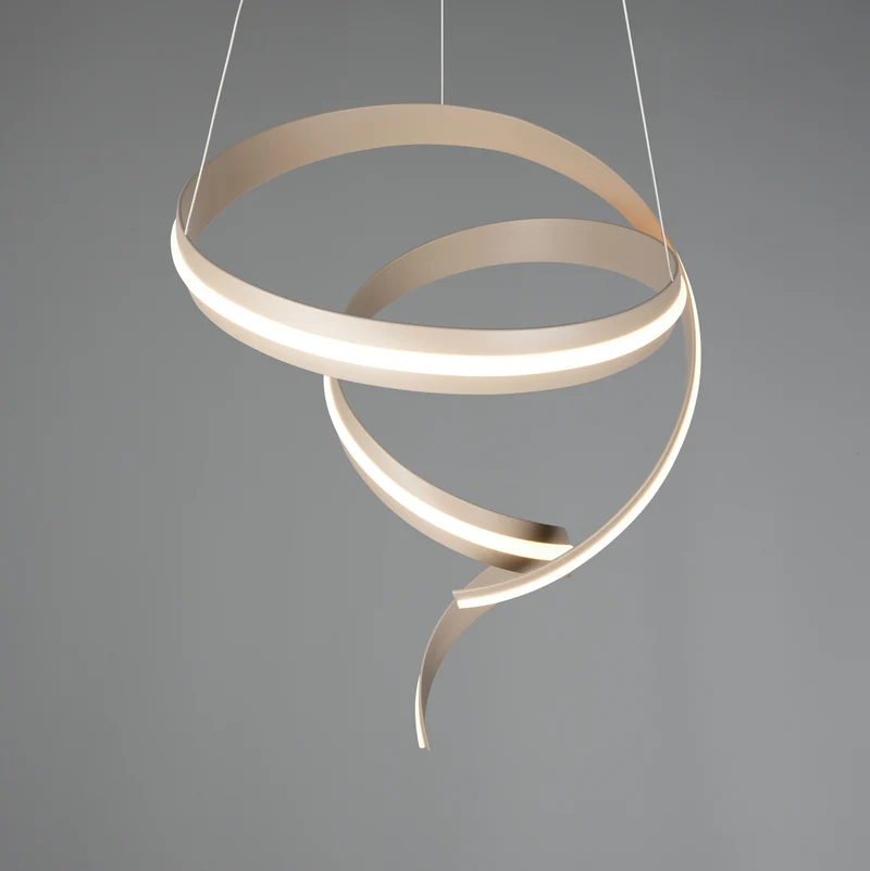 Lámpara colgante Trio Cisenna antracita 2000-4000K regulable 75x250cm 80W 336130143