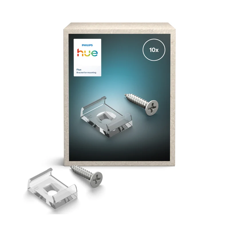 Philips Hue White and Color Ambiance Extensión flux transparente RGBW 872110304403700 (10 uds)