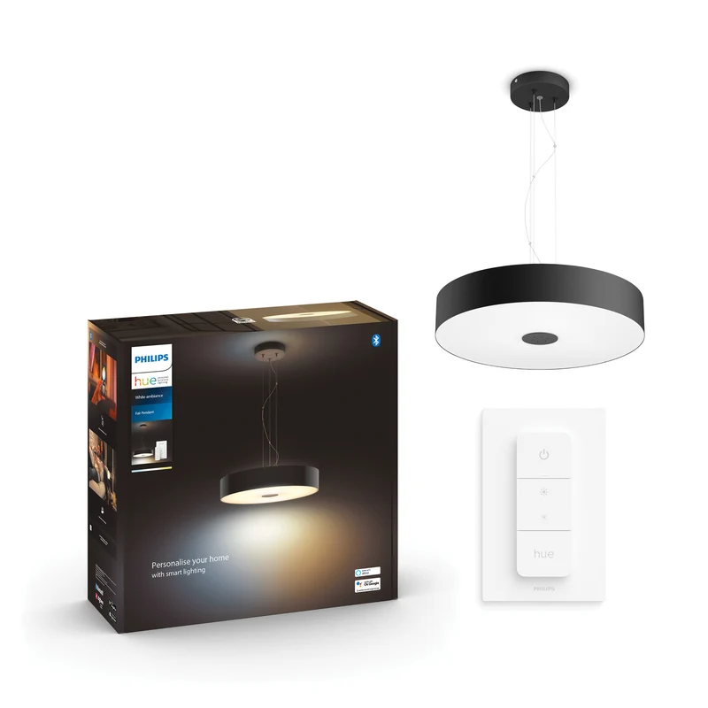 Philips Hue Lámpara colgante Fair negro White Ambiance 25W 871951434129600 2900lm