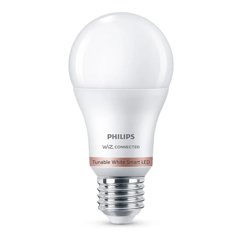 Philips Bombilla LED smart WiZ standard E27 60W 2700-6500K 806lm 927-65 WiFi