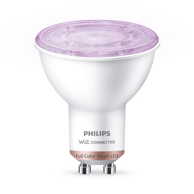 Philips Bombilla smart LED WiZ GU10 4,7W 922-65 RGB 1PF/6