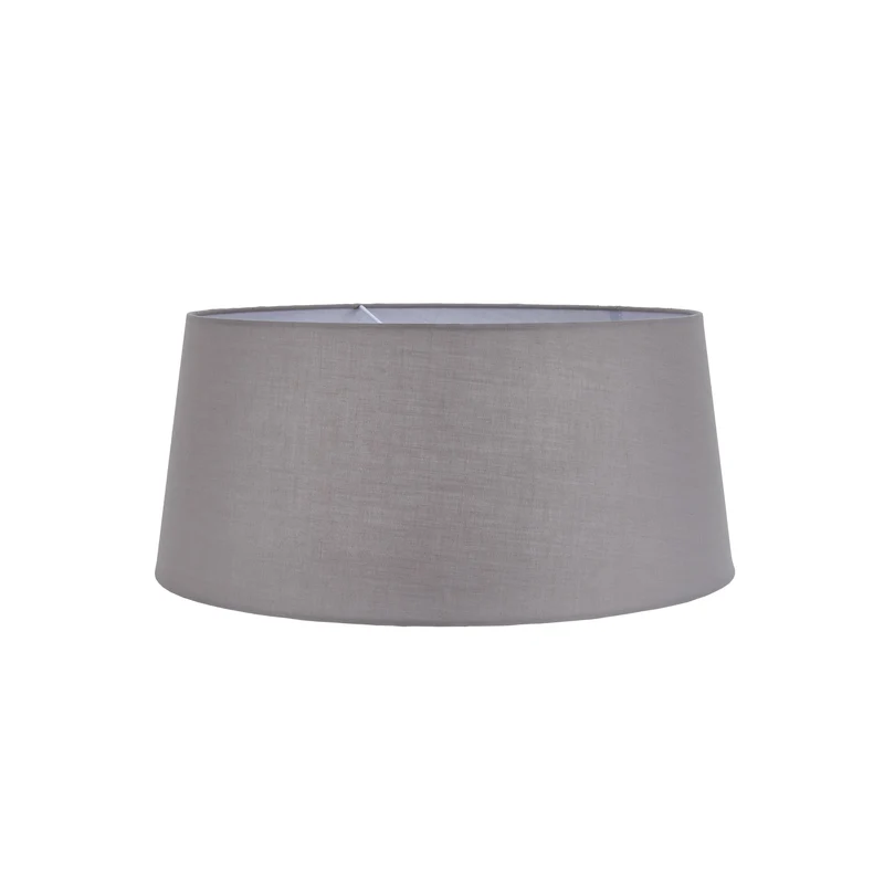 Pantalla para lámpara de pie Mantra Ruti-ricca tela gris IP20 Ø22cm 9448