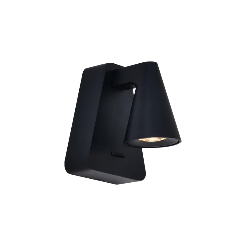 Aplique Mantra África LED negro 3000K IP20 10cm 9411