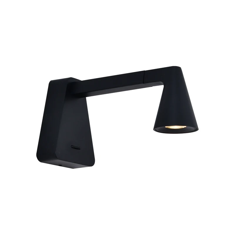 Aplique Mantra África LED negro 3000K IP20 10cm 9412