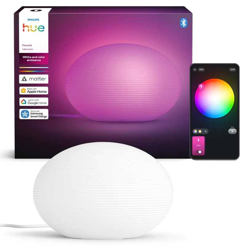 Philips Hue White and Color Ambiance Lámpara de mesa flourish table lamp 8721103