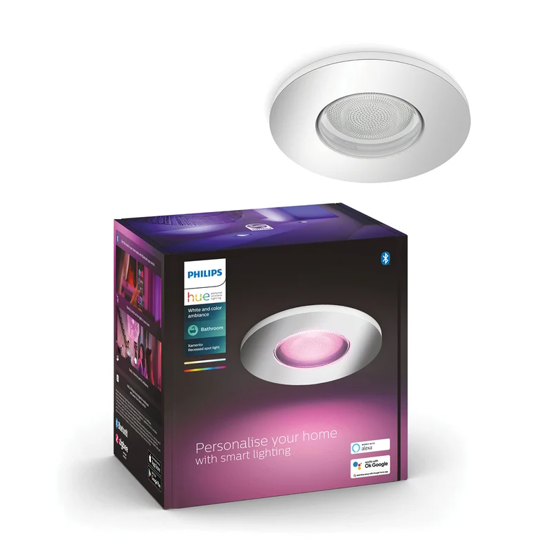 Philips Hue White and Color Ambiance Foco Xamento cromo RGBW 4,2W IP44 400lm 87201