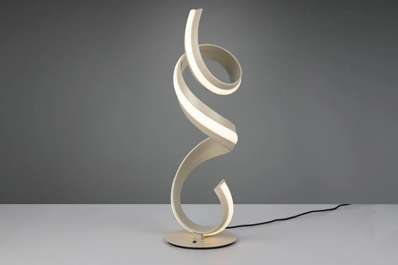 Lámpara de sobremesa Trio Cisenna antracita 2000-4000K regulable 20x60cm 20W 536110143