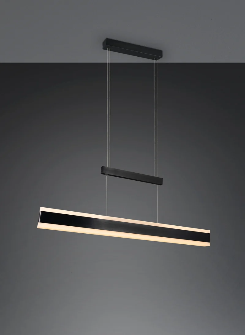 Lámpara colgante Trio Arcola negro mate 152x174cm 2300-4000K regulable 45W 331210332