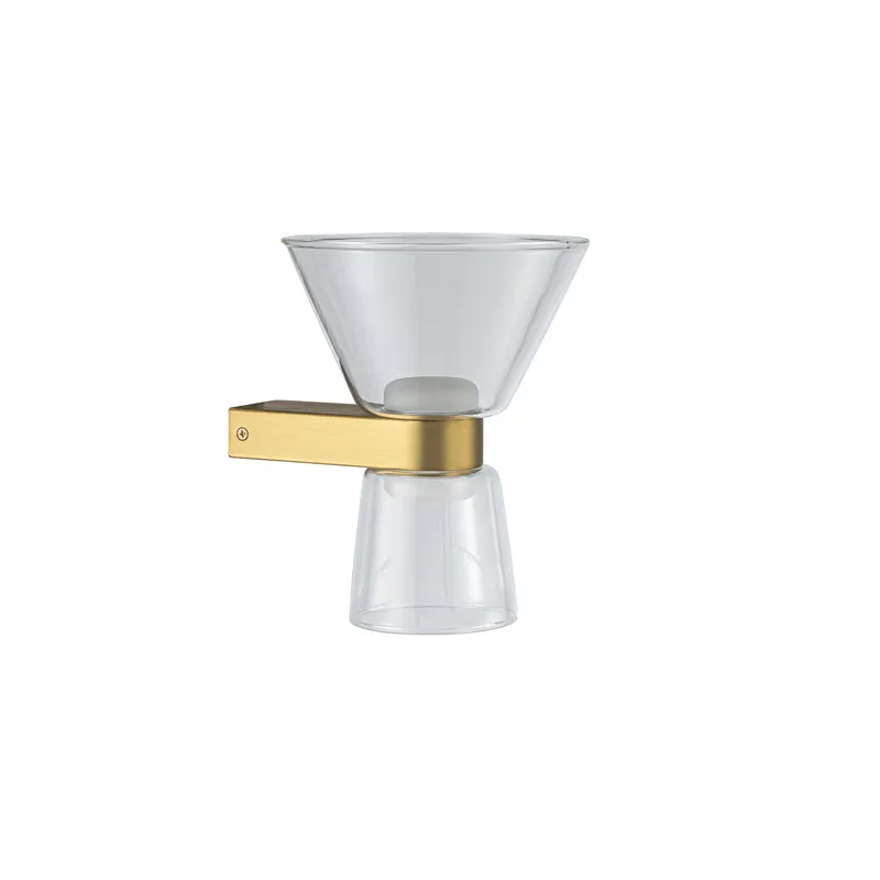 Aplique Mantra New york LED aluminio oro 3000K IP20 21cm 9216 para salón y comedor