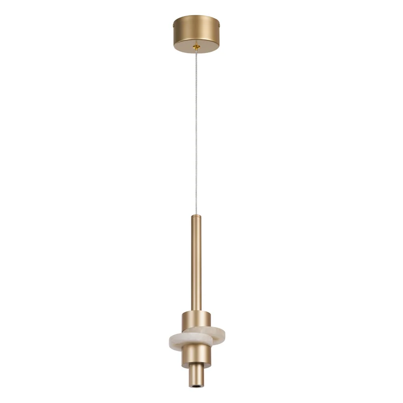 Lámpara de techo Mantra Betty LED alabastro oro 3000K IP20 Ø11cm 9427