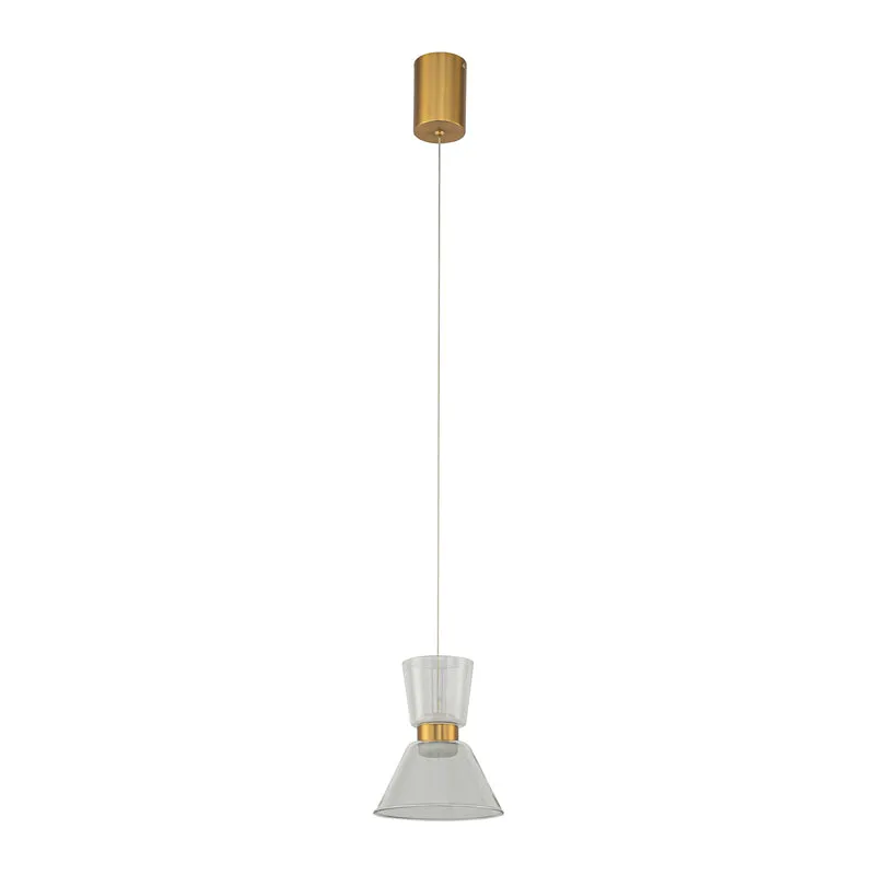 Lámpara de techo Mantra New york LED aluminio oro 3000K IP20 Ø18cm 9217