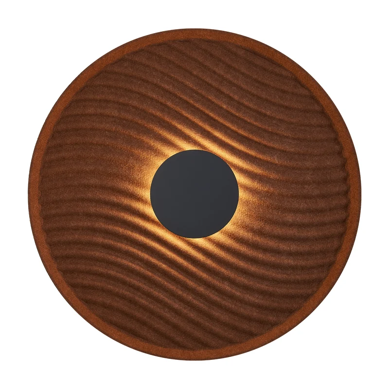Aplique Mantra Acustic LED Aluminio/Pet café 3000K IP20 Ø45cm 9442