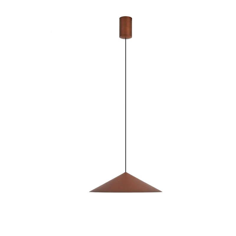 Lámpara de techo colgante Mantra Cono LED aluminio cobre 3000K regulable IP20 Ø30cm 9456
