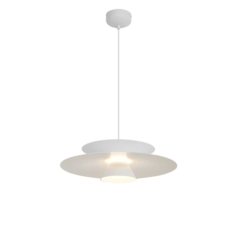 Lámpara de techo Mantra Estrella LED aluminio blanco 3000K regulable IP20 Ø50cm 9437