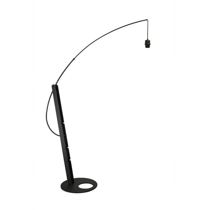 Lámpara de pie Mantra Ricca grande metal negro regulable IP20 Ø50cm 9446