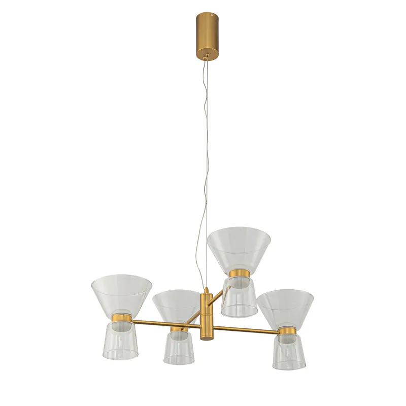 Lámpara de techo Mantra New york LED aluminio oro 3000K IP20 Ø68,2cm 9219