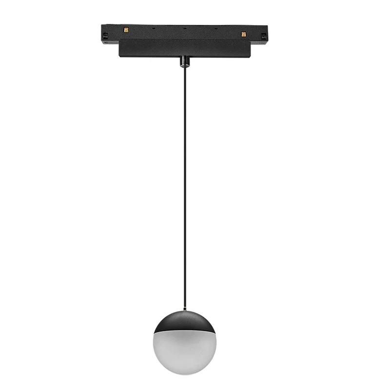 Empotrable Mantra Magneto LED aluminio negro 3000 IP20 Ø9,5cm 8441