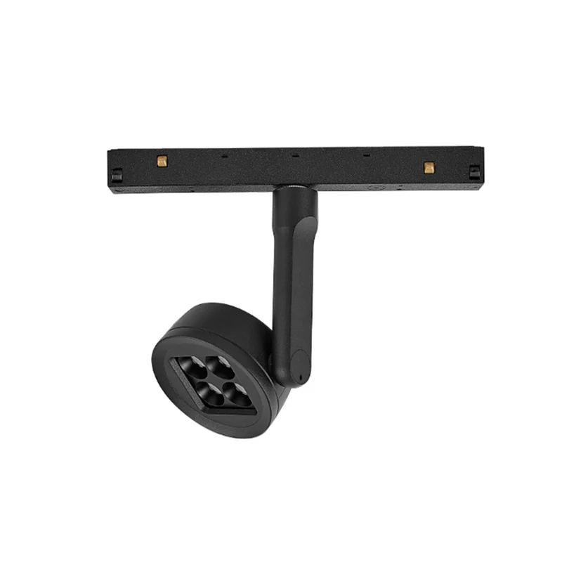 Empotrable Mantra Magneto LED aluminio negro 3000 IP20 Ø7,5cm 8325